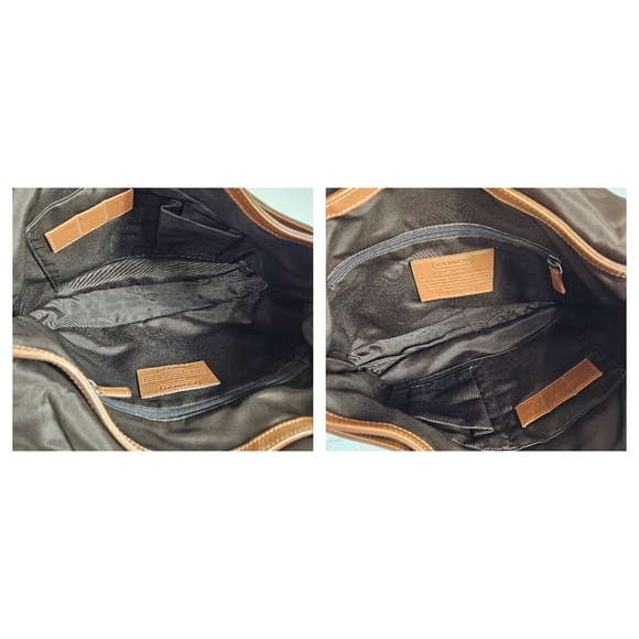 Coach Transatlantic Messenger Bag Brown Pebbled Leather Unisex Crossbody - Picture 12 of 16